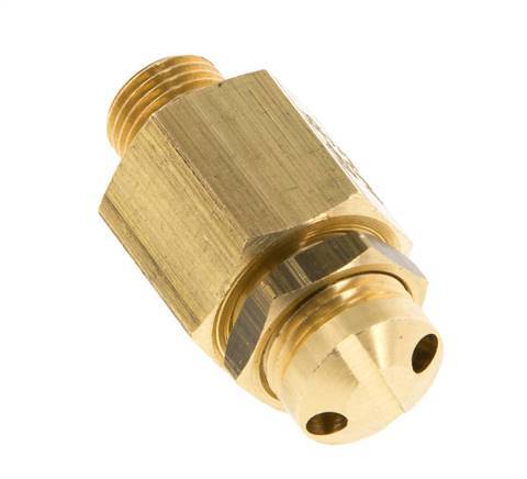 G Válvula de seguridad ajustable de latón de 1/8'' 30-60 bar (435,11-870,22 psi)