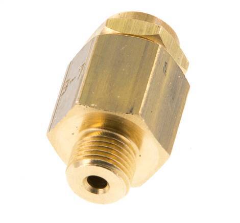 G Válvula de seguridad ajustable de latón de 1/8'' 3-7 bar (43,51-101,53 psi)