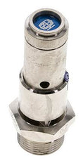 G 3/4'' Nickel-plated Brass Pre-Set Safety Valve 0.7 bar (10.15 psi) DN 10