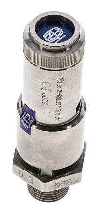 G 3/4'' Nickel-plated Brass Pre-Set Safety Valve 11 bar (159.54 psi) DN 10