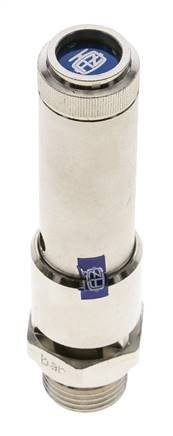 G 1/2'' Nickel-plated Brass Pre-Set Safety Valve 16 bar (232.06 psi) DN 10