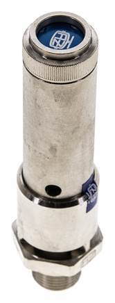 G 3/8'' Nickel-plated Brass Pre-Set Safety Valve 12 bar (174.05 psi) DN 10