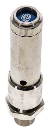 G 3/8'' Nickel-plated Brass Pre-Set Safety Valve 12 bar (174.05 psi) DN 10