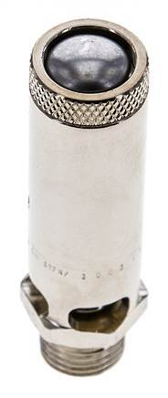 G 1/4'' Nickel-plated Brass Pre-Set Safety Valve 0.4 bar (5.8 psi) DN 8
