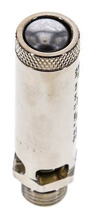 G 1/4'' Nickel-plated Brass Pre-Set Safety Valve 0.4 bar (5.8 psi) DN 8