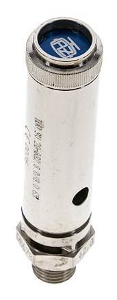 G 1/4'' Nickel-plated Brass Pre-Set Safety Valve 42 bar (609.17 psi) DN 8