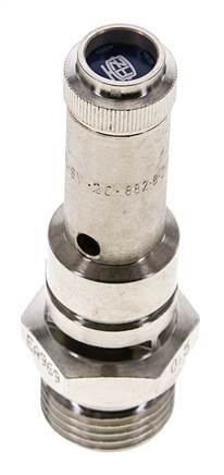 G 1/2'' Nickel-plated Brass Pre-Set Safety Valve 2 bar (29.01 psi) DN 8