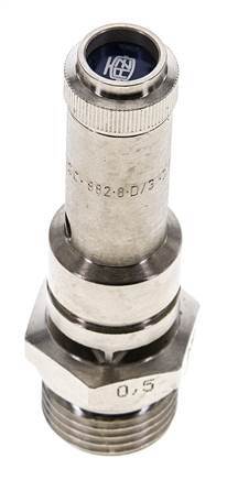 G 1/2'' Nickel-plated Brass Pre-Set Safety Valve 2 bar (29.01 psi) DN 8