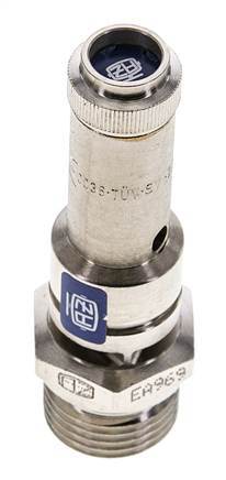 G 1/2'' Nickel-plated Brass Pre-Set Safety Valve 2 bar (29.01 psi) DN 8