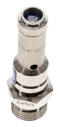 G 1/2'' Nickel-plated Brass Pre-Set Safety Valve 2 bar (29.01 psi) DN 8