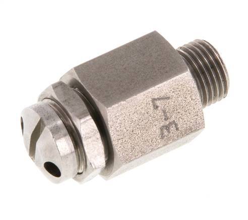 G Válvula de seguridad ajustable de acero inoxidable 303 de 1/8'' 3-7 bar (43,51-101,53 psi)