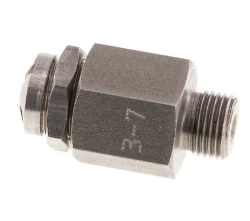 G Válvula de seguridad ajustable de acero inoxidable 303 de 1/8'' 3-7 bar (43,51-101,53 psi)