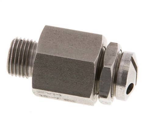 G Válvula de seguridad ajustable de acero inoxidable 303 de 1/8'' 3-7 bar (43,51-101,53 psi)