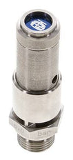 G 1/2'' Acero inoxidable 316 Ti Válvula de seguridad preajustada 2 bar (29.01 psi) DN 10