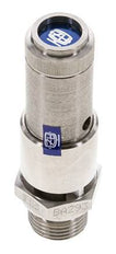 G 1/2'' Acero inoxidable 316 Ti Válvula de seguridad preajustada 2 bar (29.01 psi) DN 10
