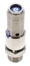 G 1/2'' Acero inoxidable 316 Ti Válvula de seguridad preajustada 2 bar (29.01 psi) DN 10