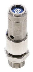 G 1/2'' Acero inoxidable 316 Ti Válvula de seguridad preajustada 2 bar (29.01 psi) DN 10