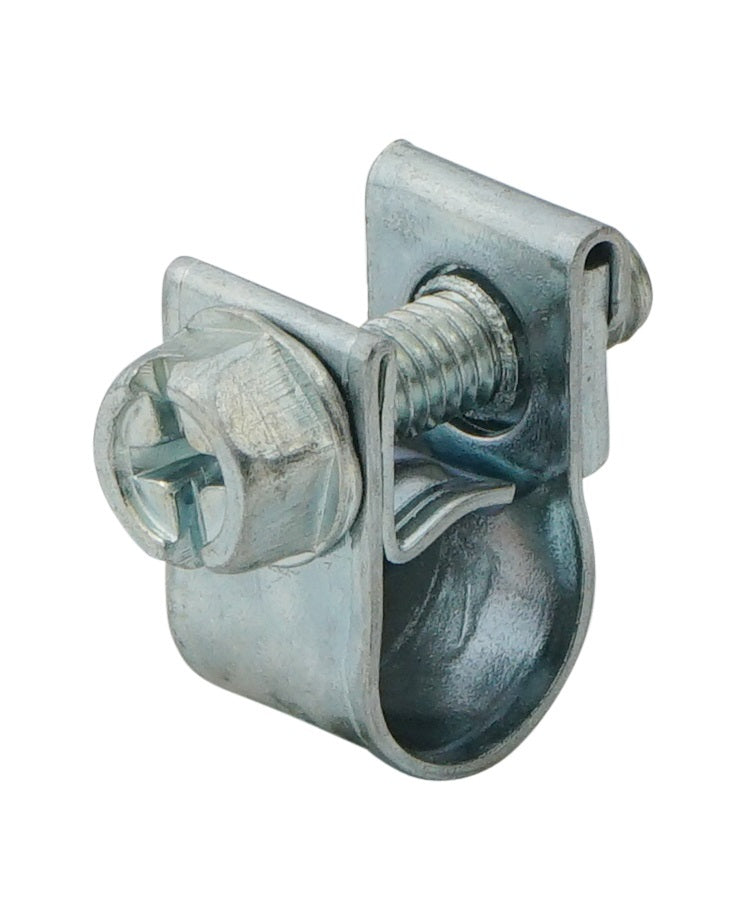 Abrazadera de manguera de 7 - 9 mm con banda de acero galvanizado de 9 mm [10 Piezas]
