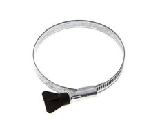 80 - 100 mm Hose Clamp with a Galvanised Steel 12 mm band With Butterfly Handle - Norma [2 Pieces]