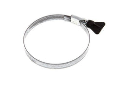 80 - 100 mm Hose Clamp with a Galvanised Steel 12 mm band With Butterfly Handle - Norma [2 Pieces]