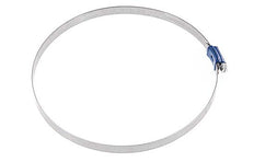 Abrazadera de manguera de 190 - 210 mm con banda de acero galvanizado de 12 mm - Aba [2 Piezas]