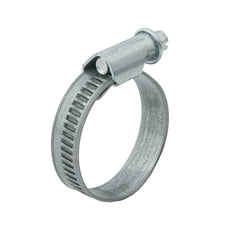 Abrazadera de manguera de 40 - 60 mm con banda de acero galvanizado de 12 mm - Norma [5 Piezas]