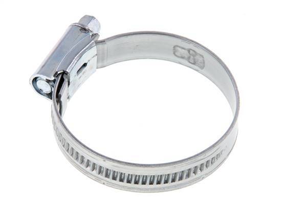 32 - 50 mm Hose Clamp with a Galvanised Steel 12 mm band - Ideal [5 Pieces]