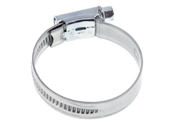 32 - 50 mm Hose Clamp with a Galvanised Steel 12 mm band - Ideal [5 Pieces]