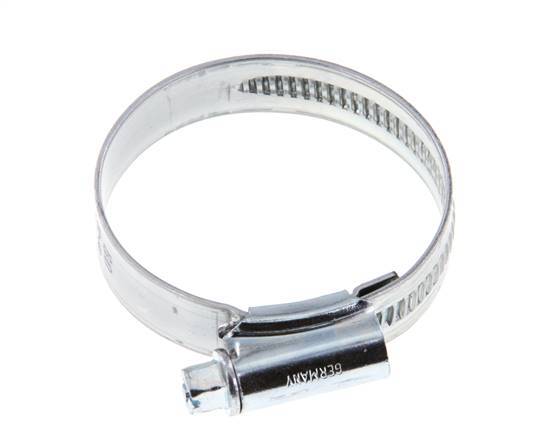 32 - 50 mm Hose Clamp with a Galvanised Steel 12 mm band - Ideal [5 Pieces]
