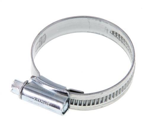 32 - 50 mm Hose Clamp with a Galvanised Steel 12 mm band - Ideal [5 Pieces]
