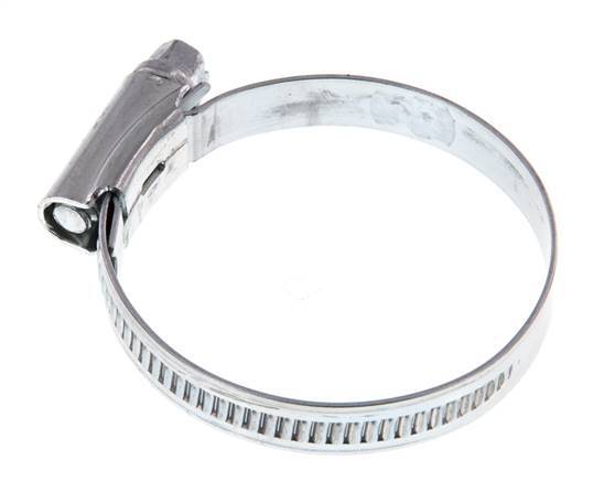 35 - 50 mm Hose Clamp with a Galvanised Steel 9 mm band - Ideal [5 Pieces]