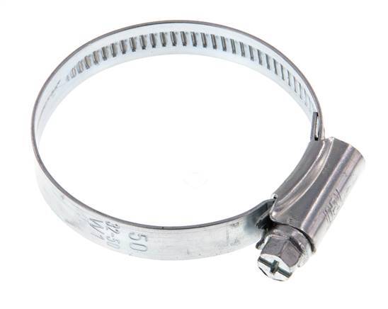 35 - 50 mm Hose Clamp with a Galvanised Steel 9 mm band - Ideal [5 Pieces]
