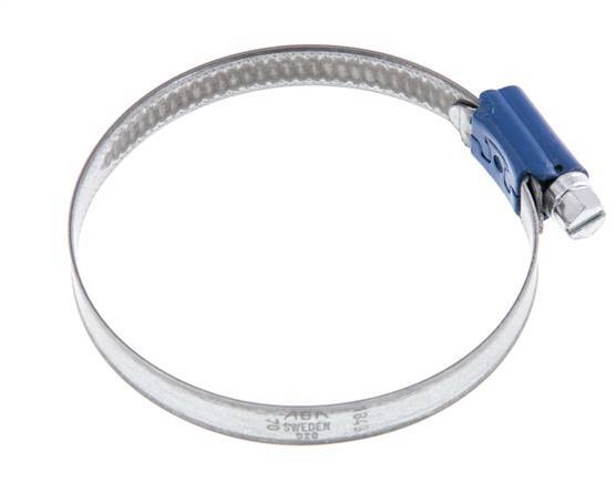 50 - 70 mm Hose Clamp with a Galvanised Steel 9 mm band - Aba [5 Pieces]