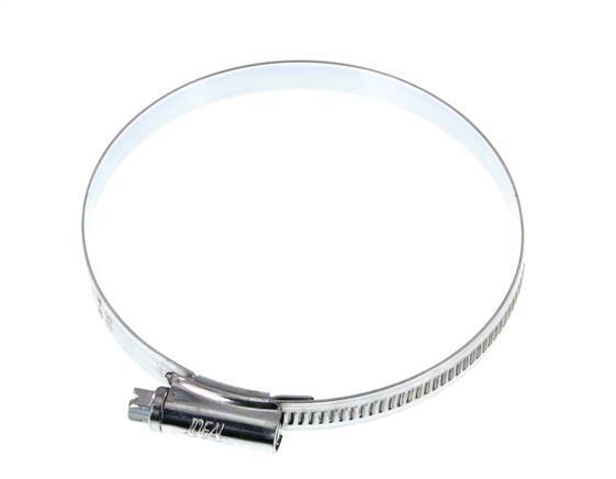 70 - 90 mm Hose Clamp with a Galvanised Steel 9 mm band - Ideal [5 Pieces]