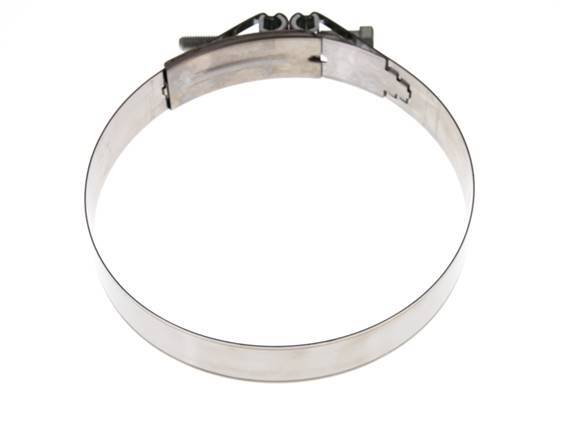 abrazadera de manguera de 200 - 213 mm con banda de acero inoxidable 430 de 30 mm - Norma