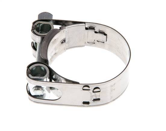 37 - 40 mm Hose Clamp with a Stainless Steel 430 18 mm band - Norma [2 Pieces]