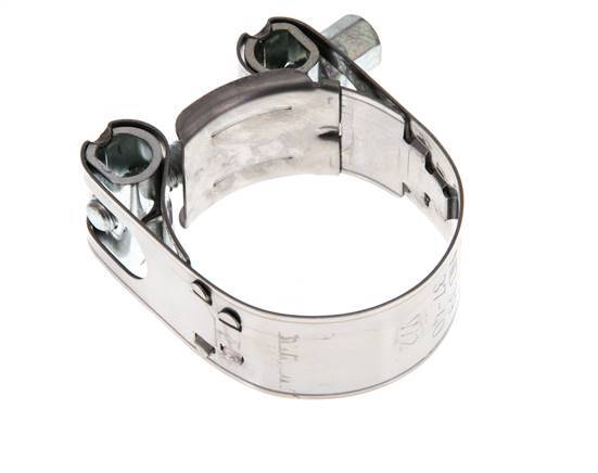 37 - 40 mm Hose Clamp with a Stainless Steel 430 18 mm band - Norma [2 Pieces]