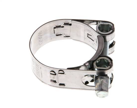 37 - 40 mm Hose Clamp with a Stainless Steel 430 18 mm band - Norma [2 Pieces]