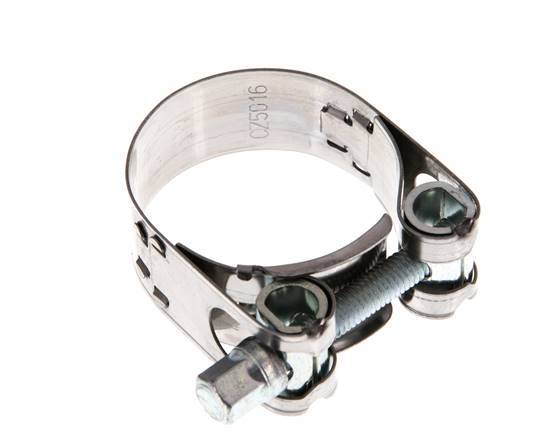 37 - 40 mm Hose Clamp with a Stainless Steel 430 18 mm band - Norma [2 Pieces]