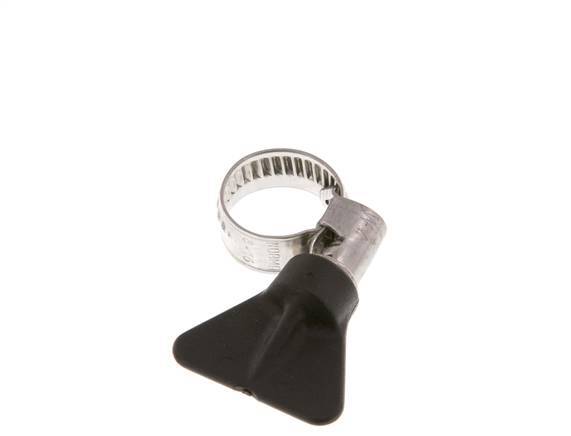 10 - 16 mm Hose Clamp with a Stainless Steel 304 9 mm band With Butterfly Handle - Norma [2 Pieces]