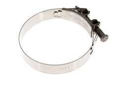 abrazadera de manguera de 150 - 162 mm con banda de acero inoxidable 304 de 30 mm - Norma