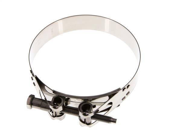 abrazadera de manguera de 150 - 162 mm con banda de acero inoxidable 304 de 30 mm - Norma