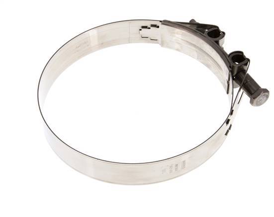 abrazadera de manguera de 162 - 174 mm con banda de acero inoxidable 304 de 30 mm - Norma