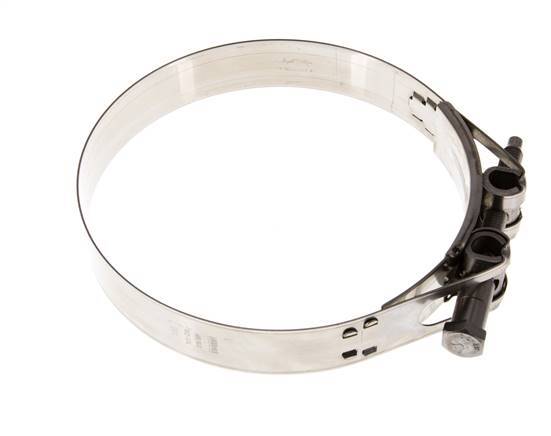 abrazadera de manguera de 162 - 174 mm con banda de acero inoxidable 304 de 30 mm - Norma