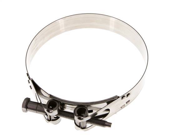 abrazadera de manguera de 162 - 174 mm con banda de acero inoxidable 304 de 30 mm - Norma