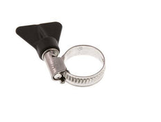 12 - 22 mm Hose Clamp with a Stainless Steel 304 9 mm band With Butterfly Handle - Norma [2 Pieces]