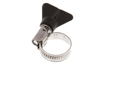 12 - 22 mm Hose Clamp with a Stainless Steel 304 9 mm band With Butterfly Handle - Norma [2 Pieces]