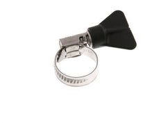 12 - 22 mm Hose Clamp with a Stainless Steel 304 9 mm band With Butterfly Handle - Norma [2 Pieces]