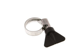 12 - 22 mm Hose Clamp with a Stainless Steel 304 9 mm band With Butterfly Handle - Norma [2 Pieces]