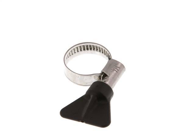 12 - 22 mm Hose Clamp with a Stainless Steel 304 9 mm band With Butterfly Handle - Norma [2 Pieces]